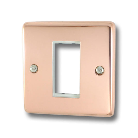 Contour Bright Copper 1G Module Plate