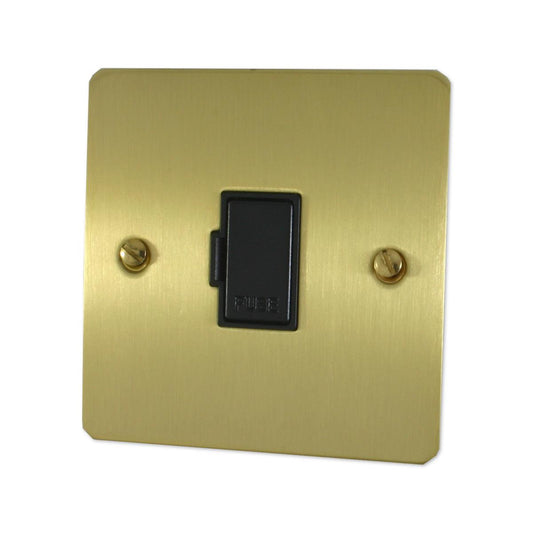 Flat Satin Brass Unswitched Spur