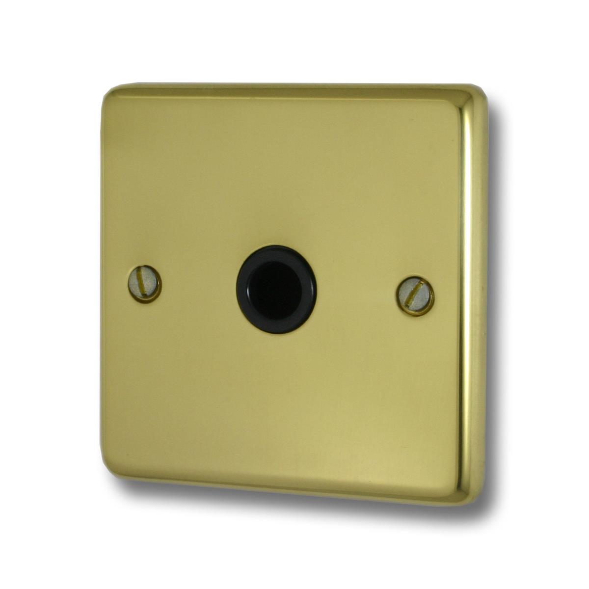 Contour Polished Brass Flex Outlet